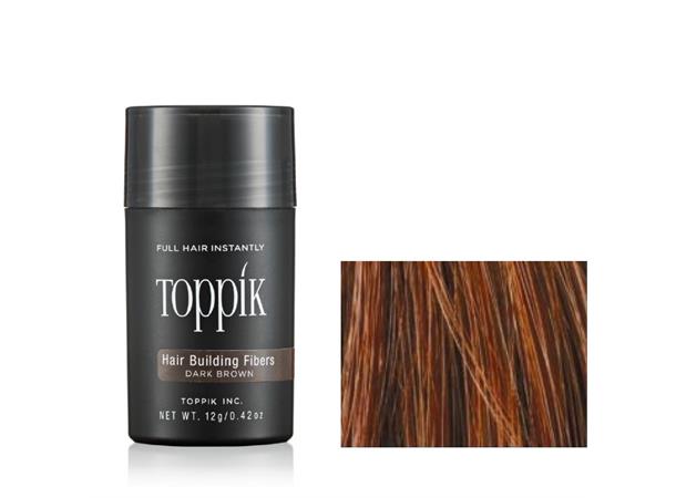 Toppik Hårfiber Rød Brun 12g