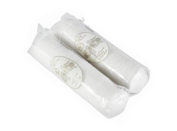Pads til sminkefjerning 120stk 100% bomull 