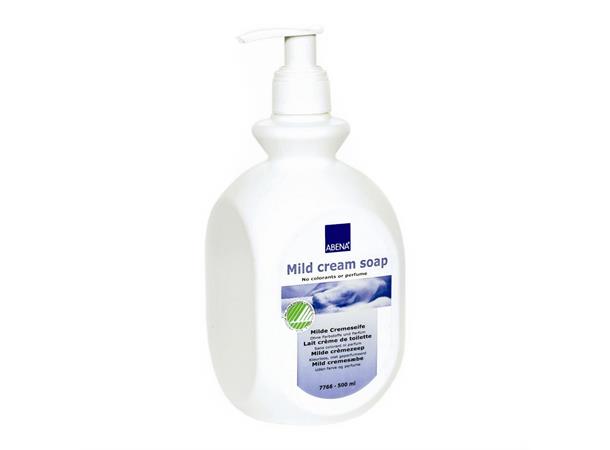 Abena cream soap 500ml svanemerket 