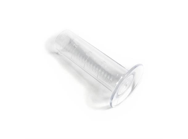 Målebeger plast transparent 100ml