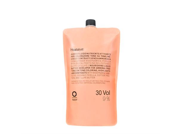 H 9% Hcatalyst 30vol vannstoff 900ml 