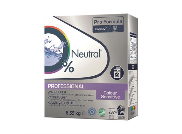 Vaskepulver Neutral Professional, kulørt 8,55 kg 