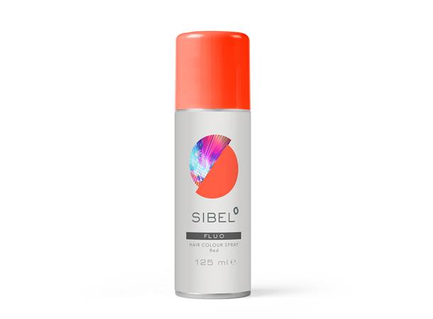 Fargespray Sibel Fluo Rød 125ml 