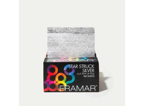 Framar Pop up Foil - Star Struck Alu Folie ark 15x30cm