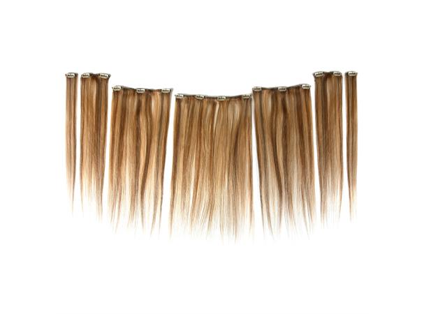 7 Deler Klips - 50cm - 3N BLACK BROWN 
