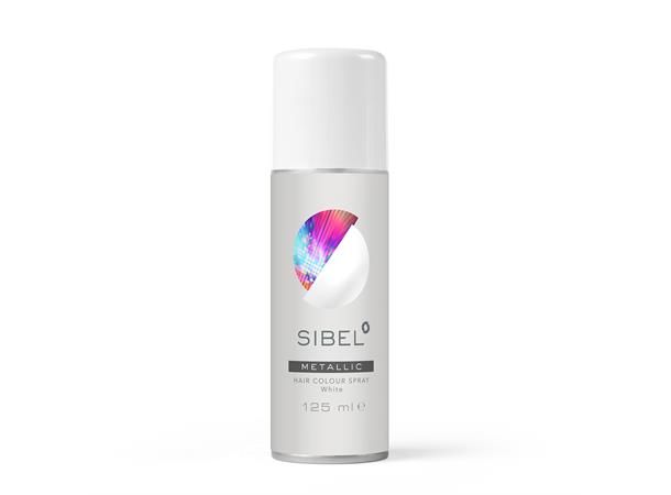 Fargespray Sibel Metallic Hvit 125ml 