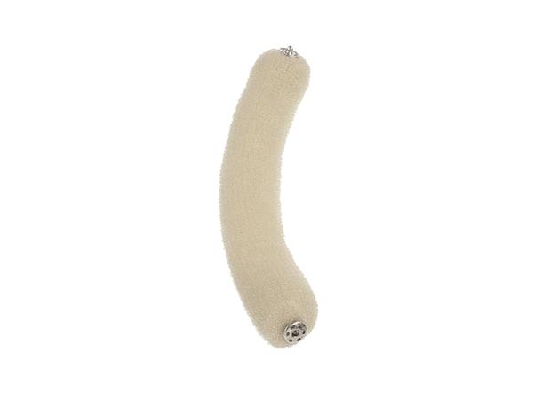 Hairbun Pølse m/knapp Blond 18cm 