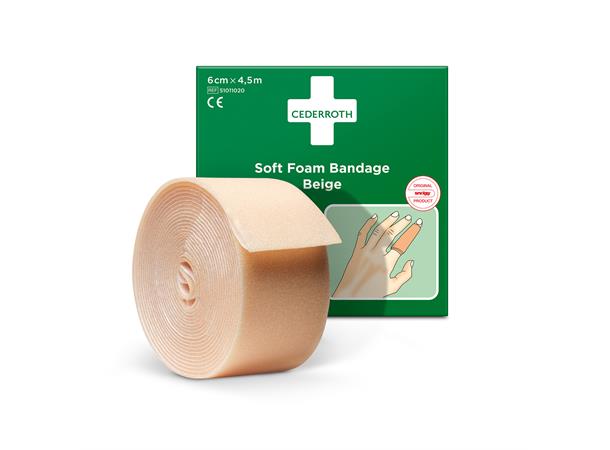 Cederroth Soft Foam Beige 6cm x 4,5m