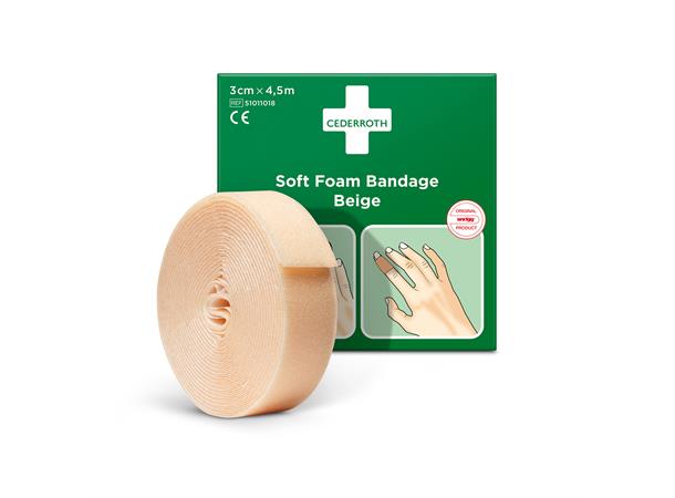 Cederroth Soft Foam Beige 3cm x 4,5m