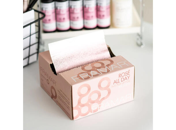 Framar Pop up Foil - Rose Alu Folie ark 500stk 15x30cm 