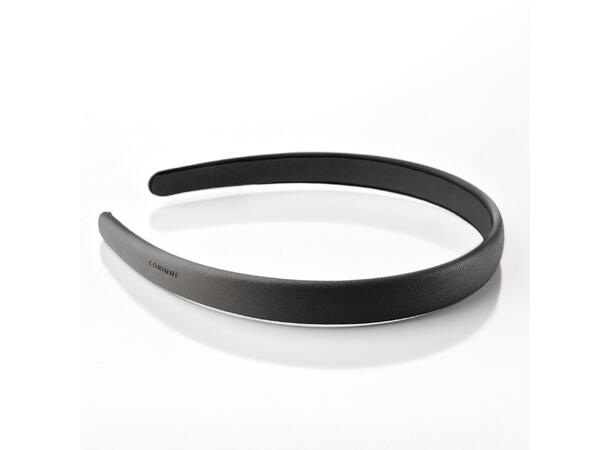 Vegan Diadem Narrow Plain Black CORINNE 