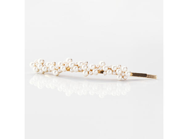 Hair Slider Pearls Gold CORINNE 
