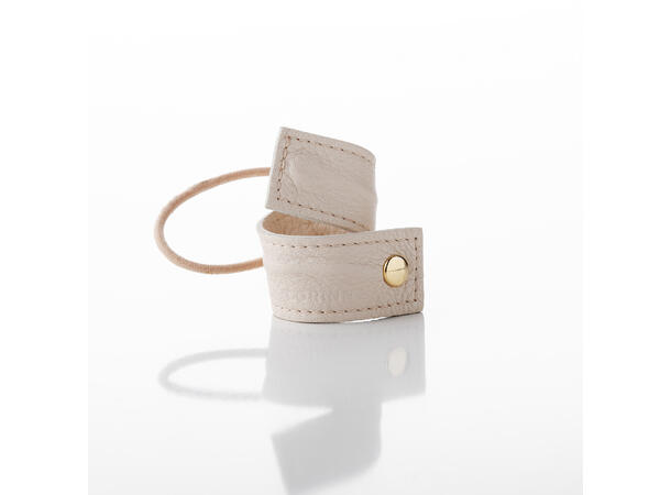Leather Band Short Bendable Cream CORINNE 