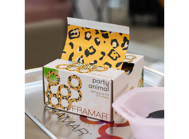 Framar Pop up Foil - Party Animal Alu Folie ark 500stk 15x30cm 