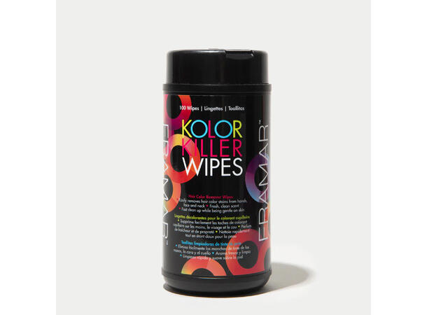 Fargefjerner Servietter Framar Kolor Killer Wipes 100stk 