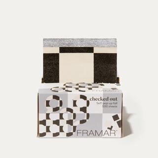 Framar Pop up Foil - Checked Out Alu Folie ark 500stk 15x30cm