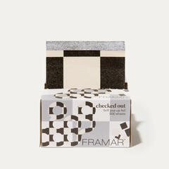 Framar Pop up Foil - Checked Out Alu Folie ark 500stk 15x30cm