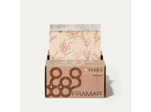 Framar Pop up Foil - Naturals Terra Alu Folie ark 500stk 15x30cm 