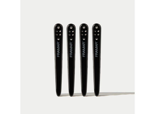 Framar Delingsklips Big Bite Sort 4stk 