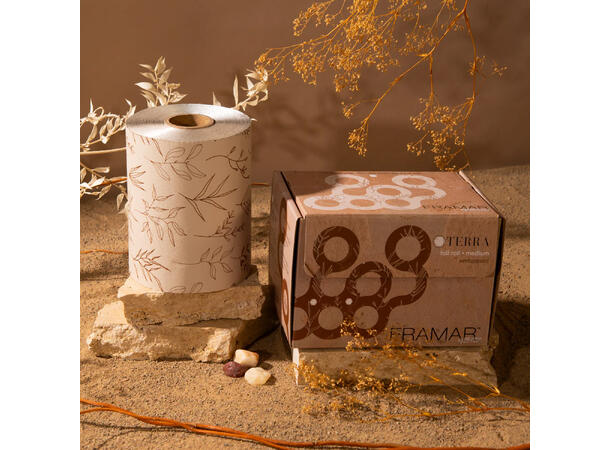Alufolie Framar Tekstur 100m Rull Naturals Terra 