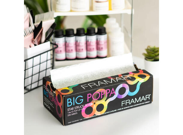 Framar Pop up Foil - Big Poppa Alu Folie ark 25x35cm 250ark 