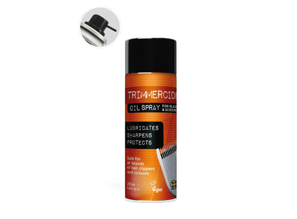 Oljespray Trimmercide 200 ml - Til sakser og klippemaskiner 