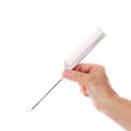 Tail Comb with Steel Tip - Ivory