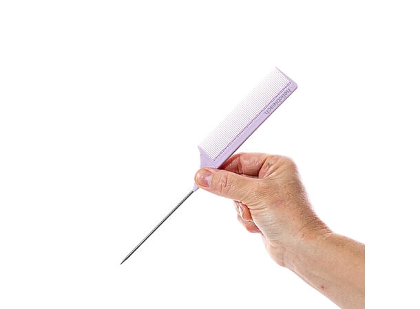 Tail Comb with Steel Tip - Lilac 