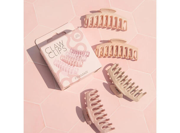 Framar Claw Clips - Blush 