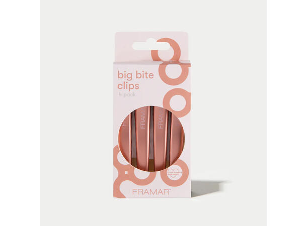 Framar Delingsklips Big Bite Rose 4stk 