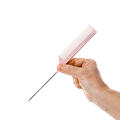 Tail Comb with Steel Tip - Bby Pink