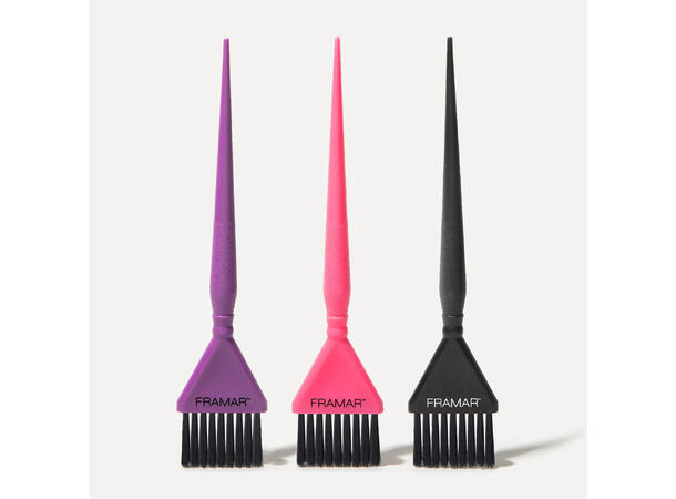 Fargepensel Framar Triple Threat 3-Pack 
