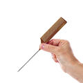 Tail Comb with Steel Tip - Clay